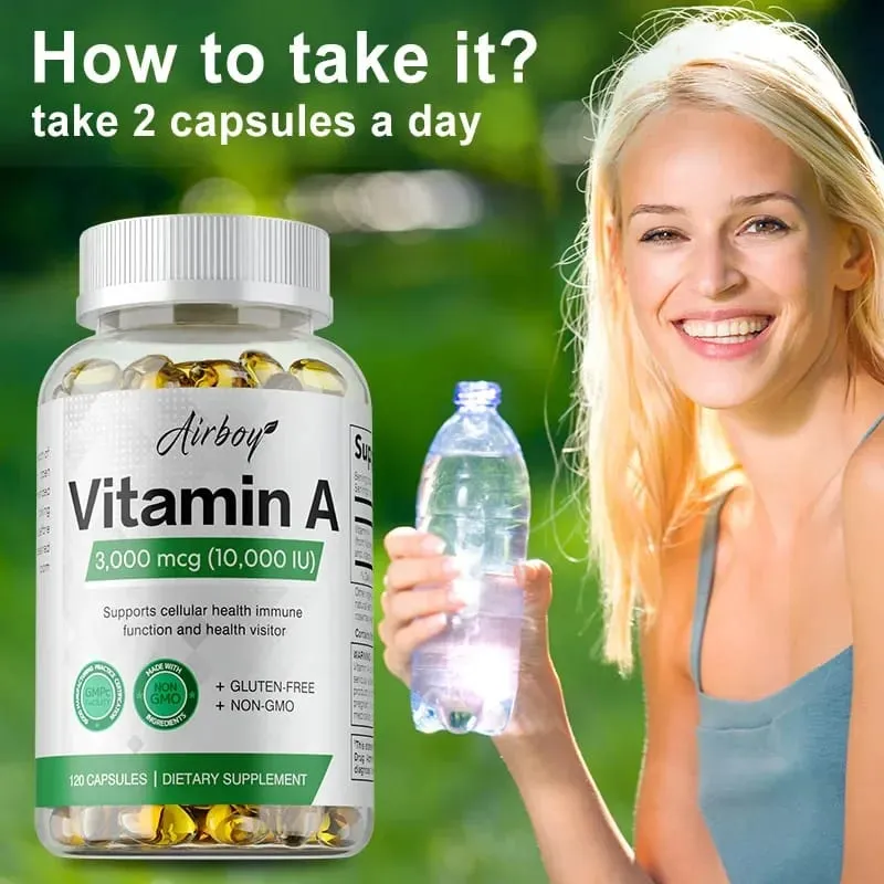 Vitamin A - Immune System & Reproductive Function Supports Healthy Skin & Eyes Antioxidant Activity — image 5