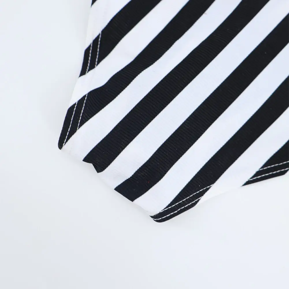 Cuecas masculinas confortáveis Lingerie Biquíni Preto Branco Roupa interior às riscas Desporto Casual Homem Tanga Calcinha Jockstrap Pouch — image 5