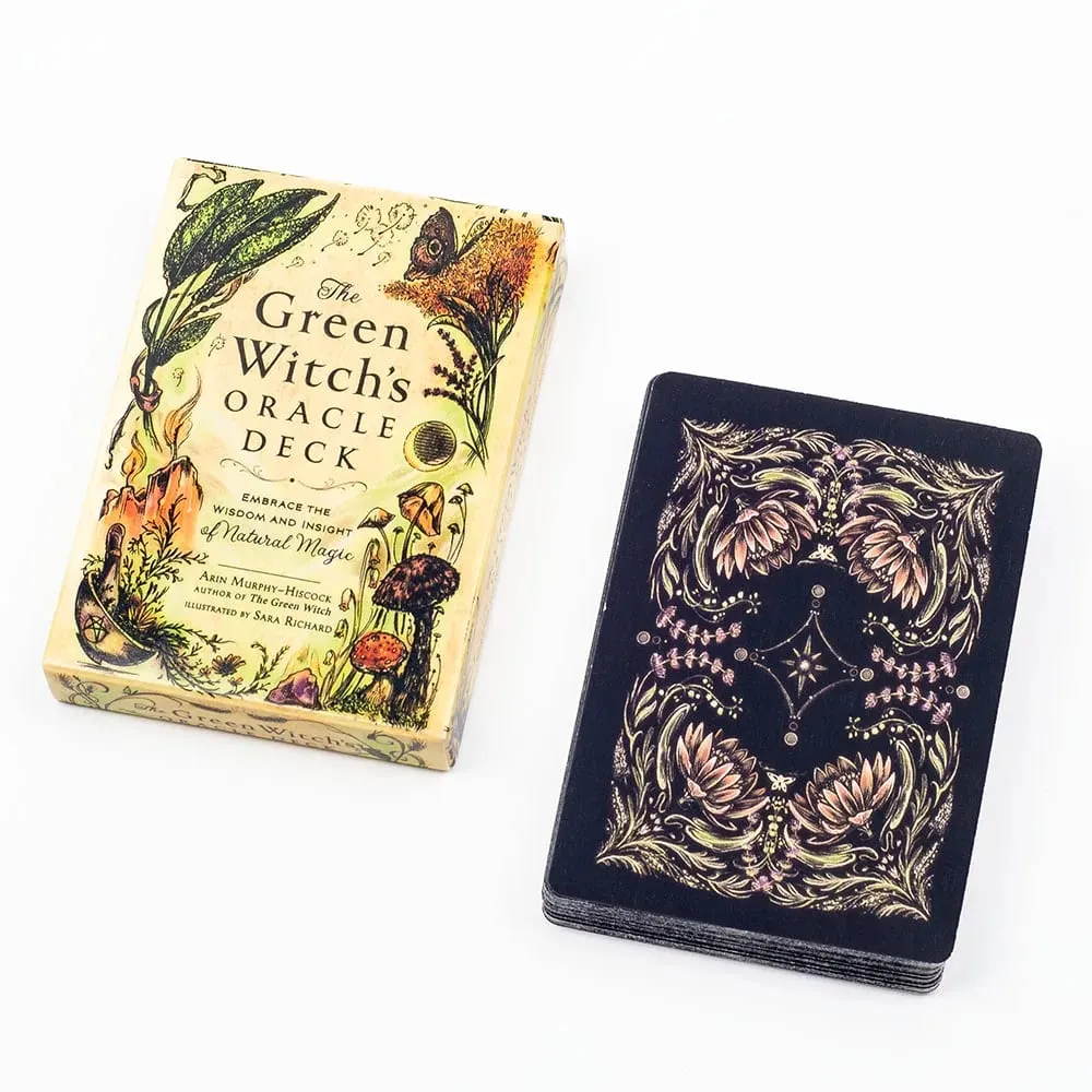 The Green Witch's Oracle Deck 50Pcs Divination Fate Tarot Oracle Cards Party Entertainment Board Game Cards 10.3*7.3cm TK119K — image 6