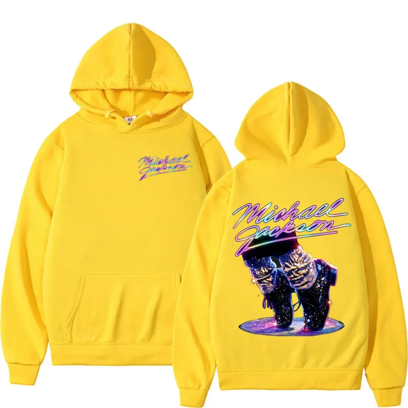 Michael Jackson King of Pop Graphics Hoodies Hip Hop Pop Music Fashion Sweatshirts Men Women Casual Fleece Long Sleeve Pullovers — image 10