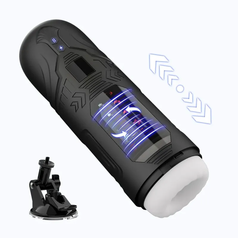 Telescopic Rotation Male Masturbator for Men Automatic Thrusting Vagina Masturbation Cup Erotic Sex Toys Adult Mastubation Tool — image 7