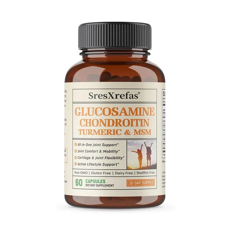 Cápsulas de força extra de glucosamina e condroitina, suporte para articulações, antioxidante, suplemento de suporte imunológico para adultos — image 10
