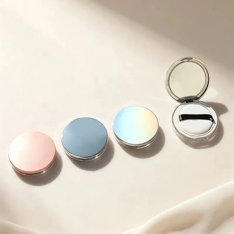 10 Pieces Combo Sale Price For Super Ultra-thin 5g Makeup Packaging Loose Powder Setting Powder Case With Puff — image 1