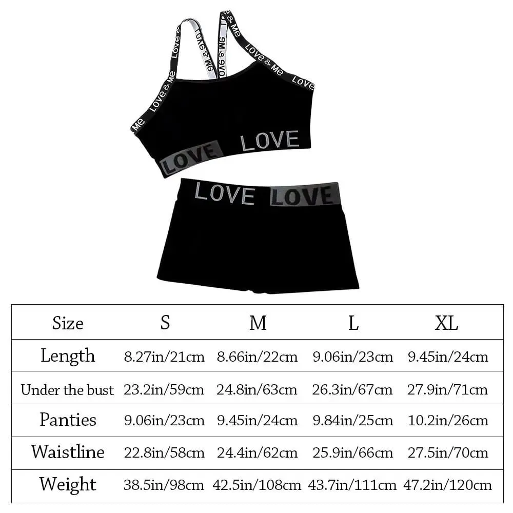 1 ensemble décontracté lettre femmes sans couture soutien-gorge ensemble col en v respirant ensemble de lingerie élastique confortable Sport brassière
