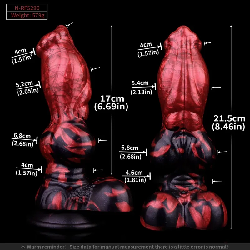 Silicone Horse Dildo Long Penis Anal Plug Napakalaking Knot G-spot Vaginal Stimulator na may Suction Cup Adult Sex Toy para sa Babae Mga Lalaki — image 16