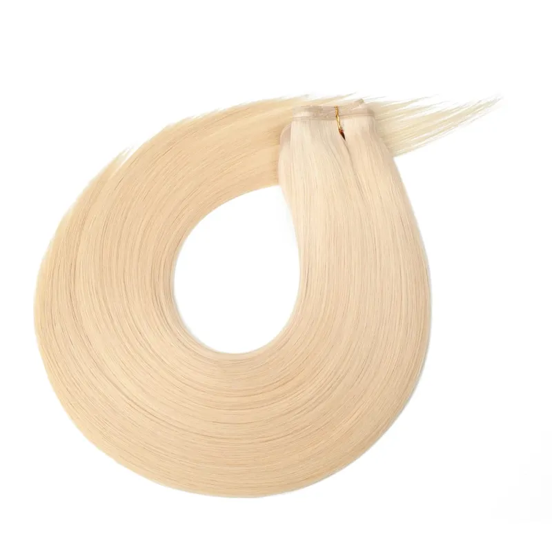 Butterfly Weft Hair Extensions Pu Hole Weft Double Sided Genius Weft Bundles Hand Tied Weft Invisible Weave For Women — image 13