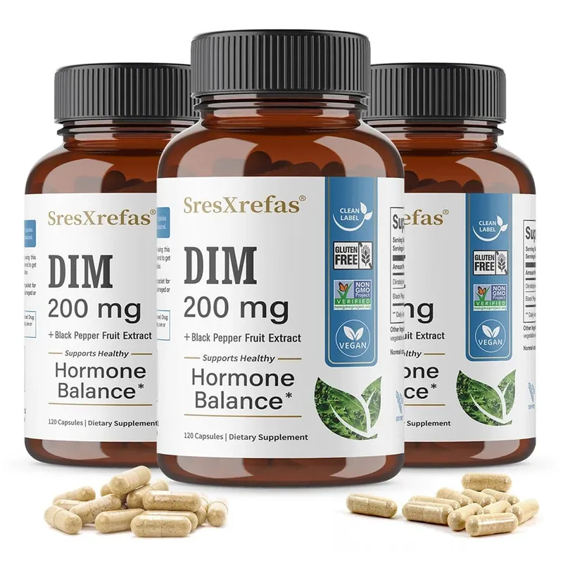 DIM Supplement 200mg Unisex Menopausal Support Antioxidant Support Promotes Overall Health — image 11