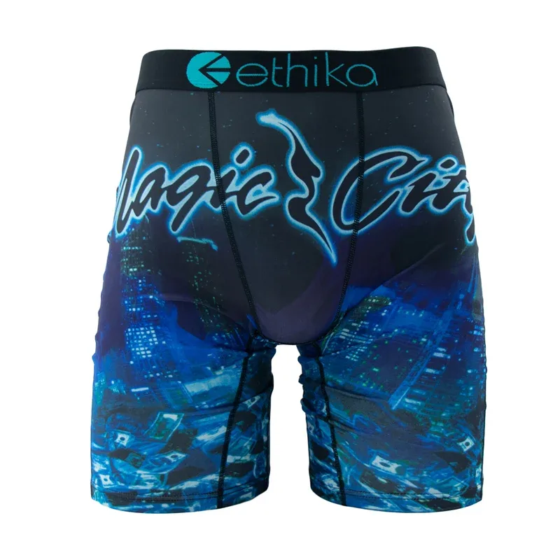 Roupa interior masculina boxers 1 pçs malha respirável virilha homem cuecas de natação plus size L-3XL calcinha masculina boxers briefs 3256809682485683