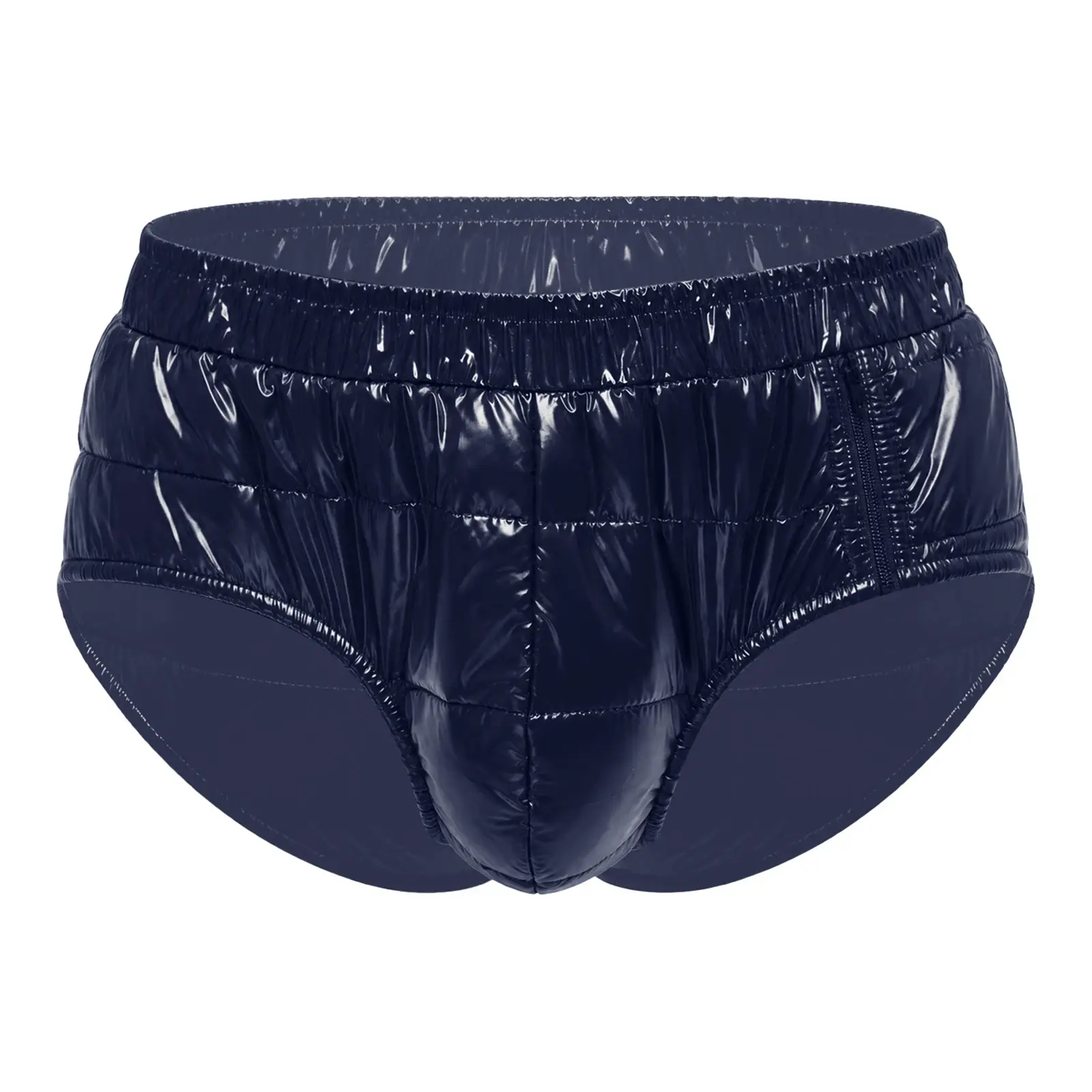Mens Diaper Cover Adaptive Underwear Elastic Waistband Water Resistant Padded Briefs Reusable Leakproof Panties Special Wear