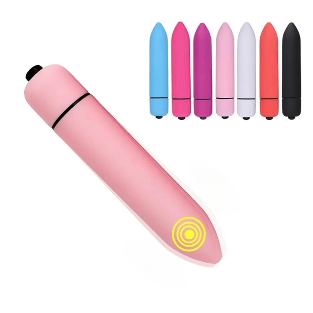 10 hastigheter Mini Bullet Vibrator Vibration G Spot Klitoris Anal Stimulator Vagina Massager Vuxenspel AV Stick Sexleksaker för kvinnor — image 1