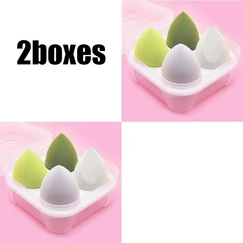4/8/16pcs Cosmetic Puff Set Beauty Egg Wet And Dry Dual-Use Egg Makeup Foundation Sponge Air Cushion Puff Soft Makeup Tools — image 26