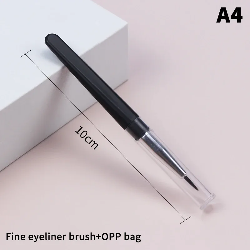 ★▲1PC Portable Eyeshadow Makeup Brushes Travel Size Makeup Brushes Eyebrow Silicone Glit Essential Cosmetic Tools With Lid — image 11