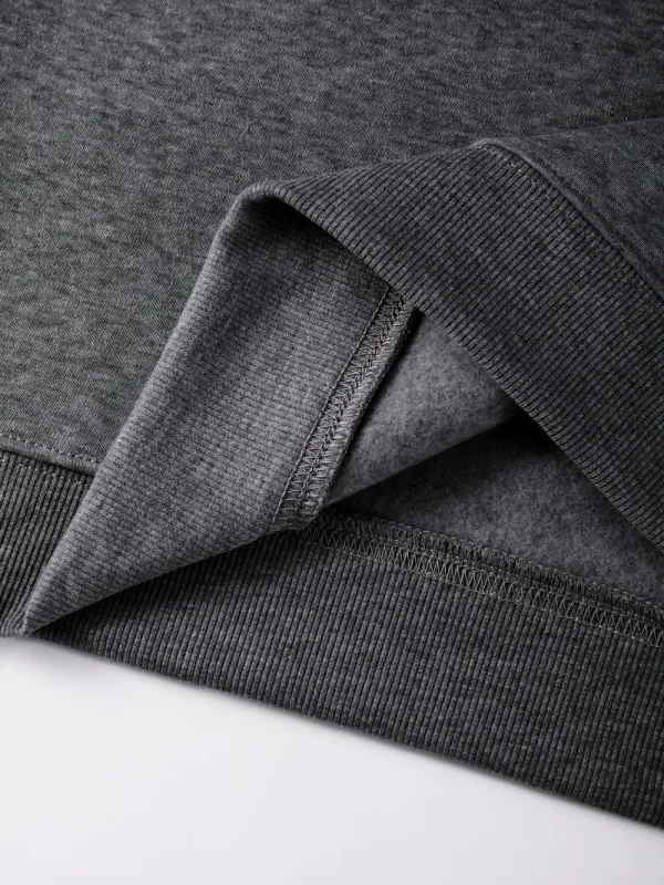 Solid Soft Pullovers Street Autumn Comfy Fleece Hoodies Office Jogging Loose Sweatshirts Casual Basics Daily Streetwear Of Men — image 6