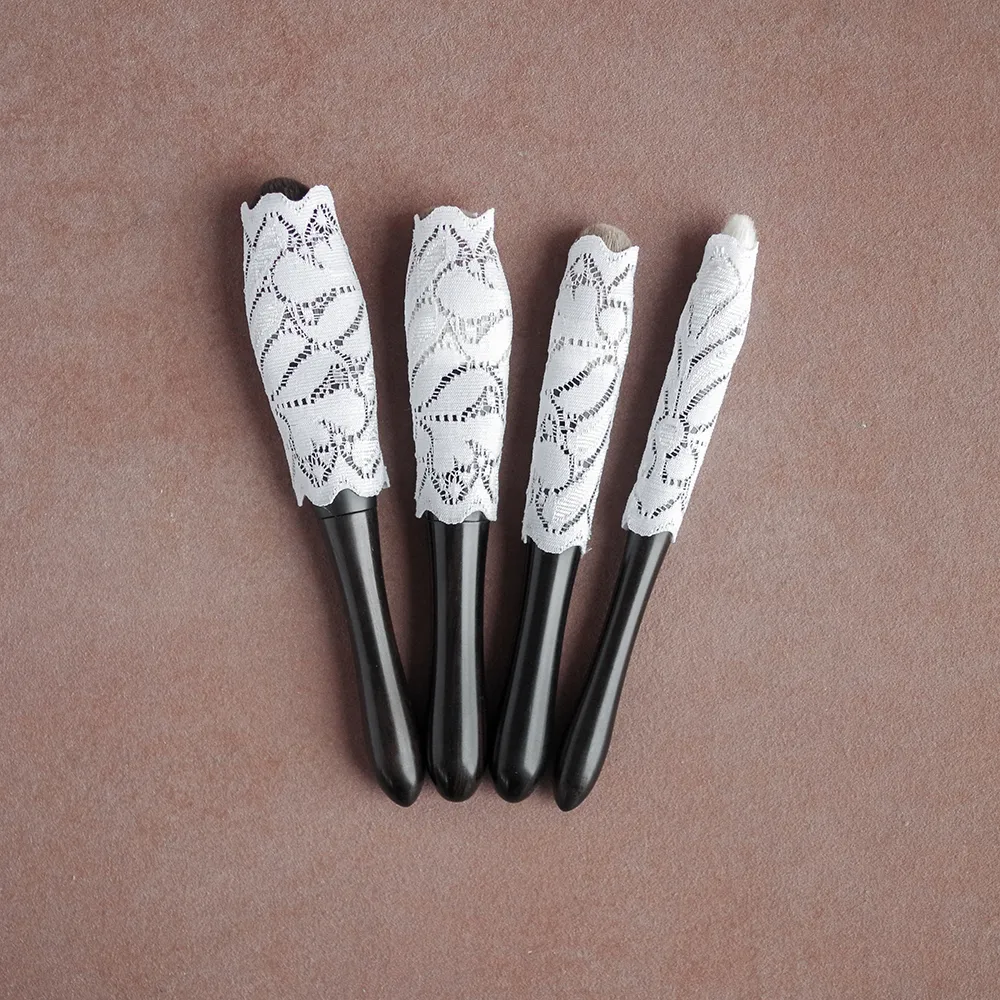 Handmade Makeup Brush Protective Sleeve 10pcs Resilient Lace Make Up Brush Netting Guard Make Up Brushes Protective Sleeve — image 6