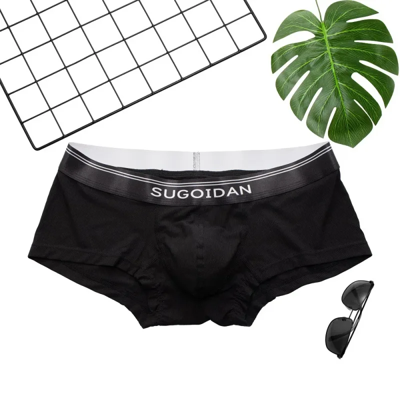 Sinulid na Modal na Panlalaking Pantalon Seksi Kumportableng Pantalon na Mababang Baywang na Sports Pants — image 3