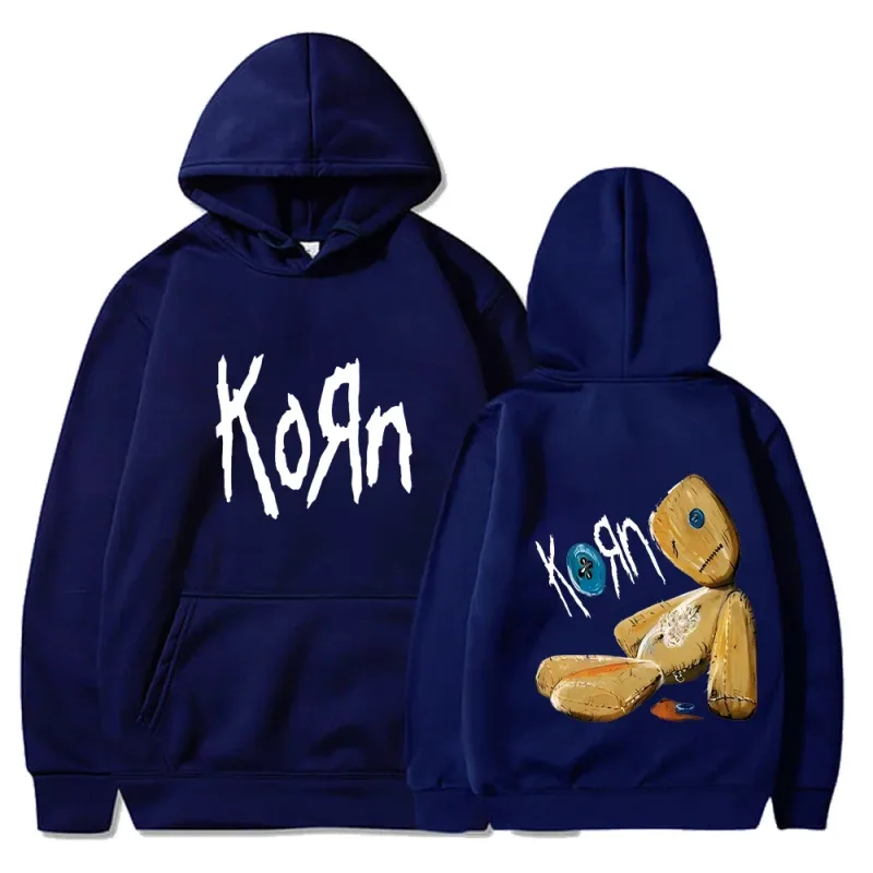 Korn Rock Band Hoodies Vår Höst Pullover Herrmode Tryckt Huvtröja Lös Casual Daily Streetwear Tröja Toppar — image 3