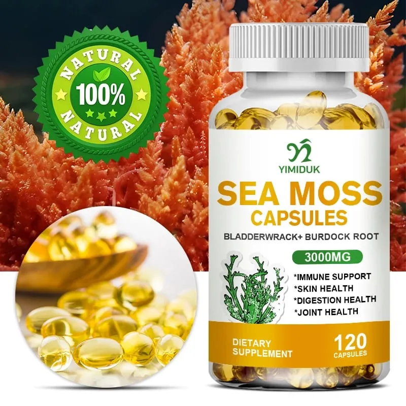 Koop er 1, krijg er 1 gratis! Biologisch zeemossupplement voor de gezondheid van de schildklier en de huid verhoogt de immuniteit, energie en spijsvertering GMP-gecertificeerd — image 7