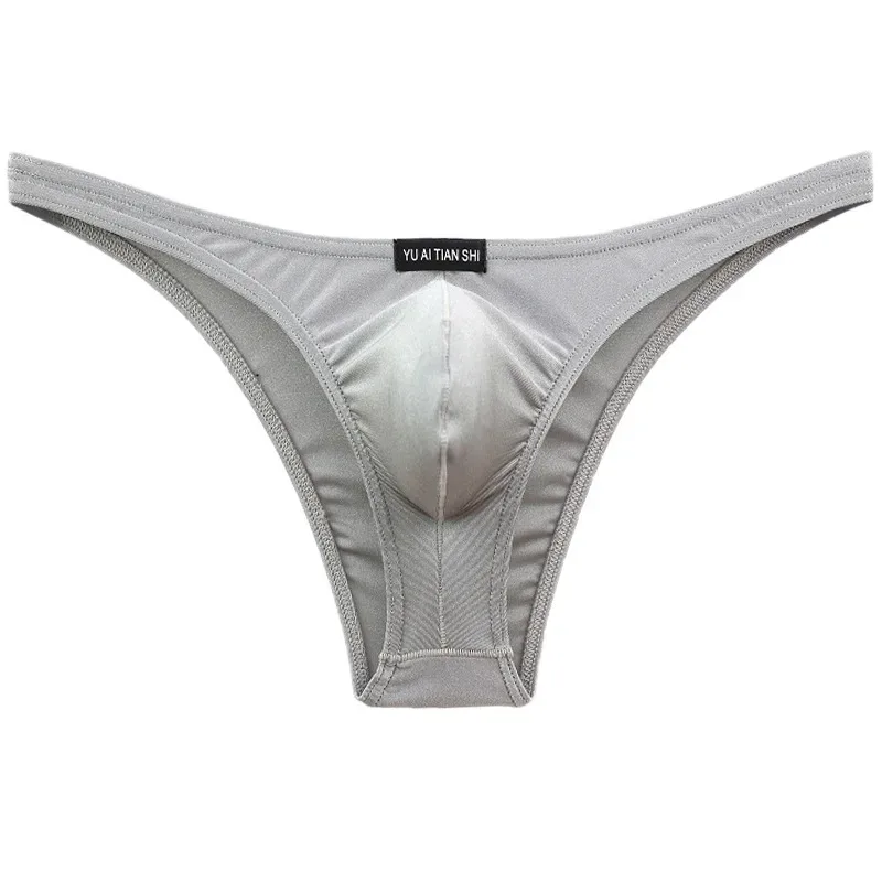 Sexiga underkläder Herrbyxor Herr Nylonmode Jockstrap Minitrosor Bikini Låg midja Shinning Jockstrap Cueca kalsonger — image 6