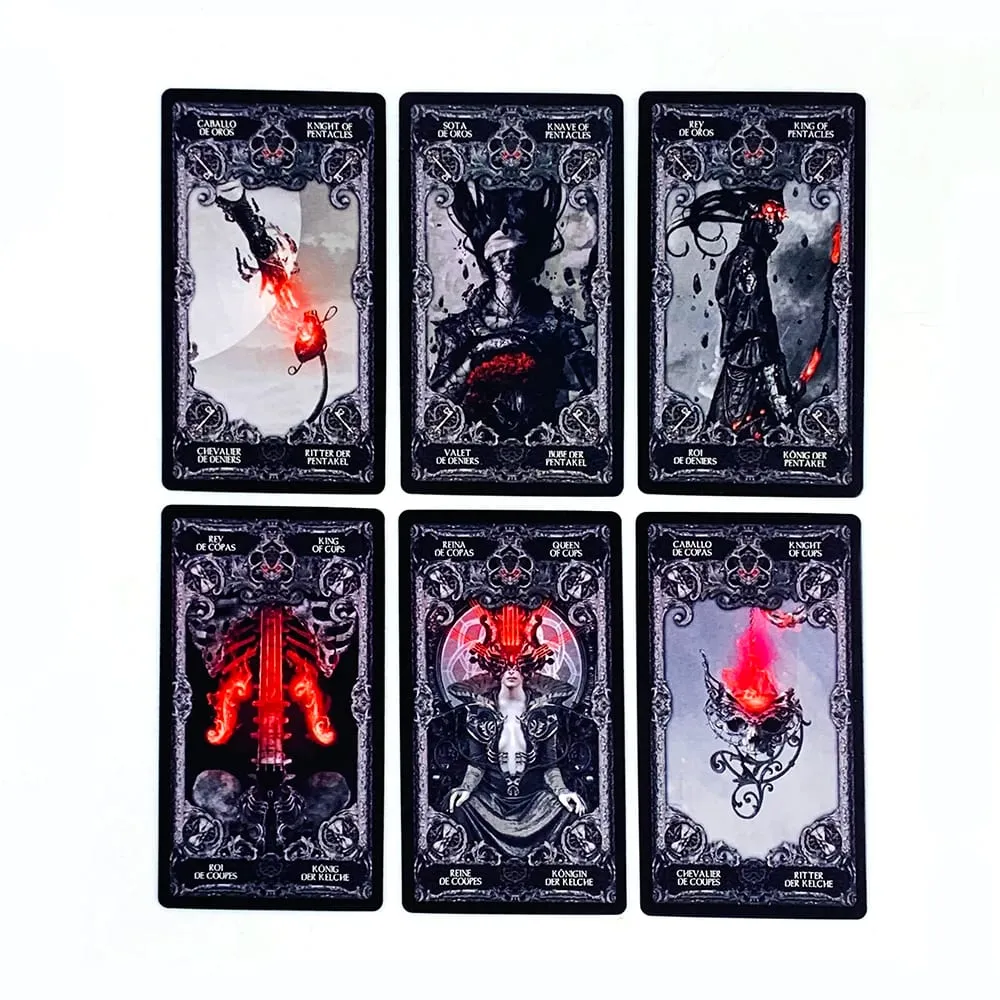 Dark Tarot Cards Deck Board Game Mysterious Divination Edition Borad Playing Games,Holiday Games Leisure Party Card Game — image 4