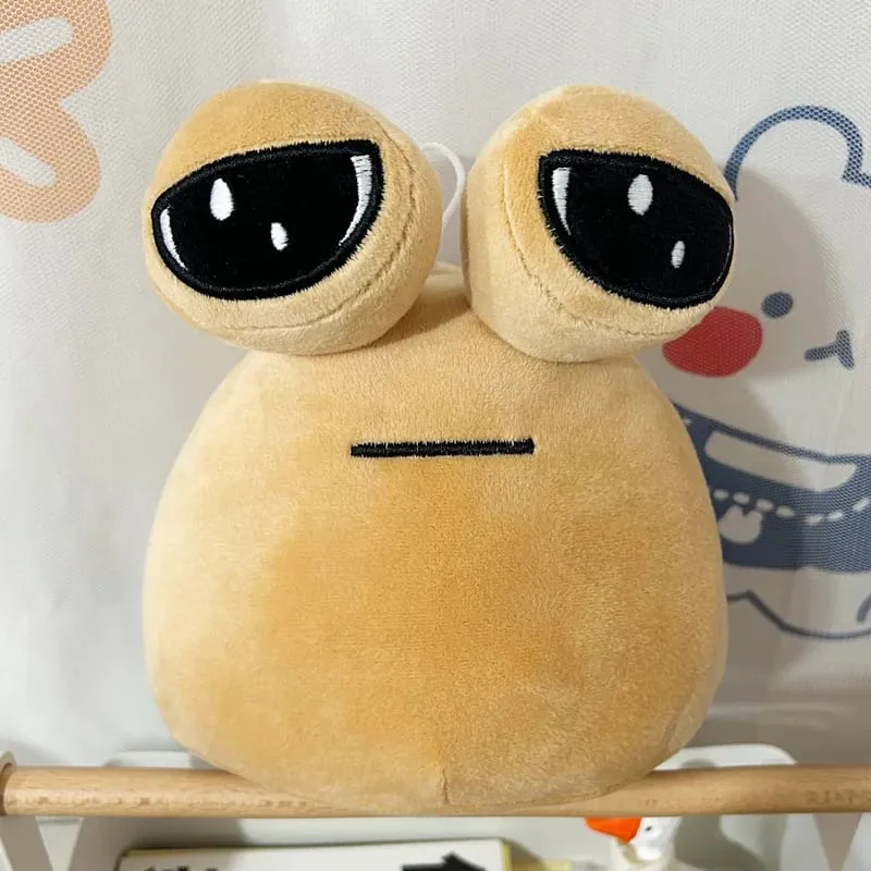12/22cm Big Eyes E.T. Plush Pillow Stuffed POU Plush Toy Kawaii Cartoon Figure Man Gift