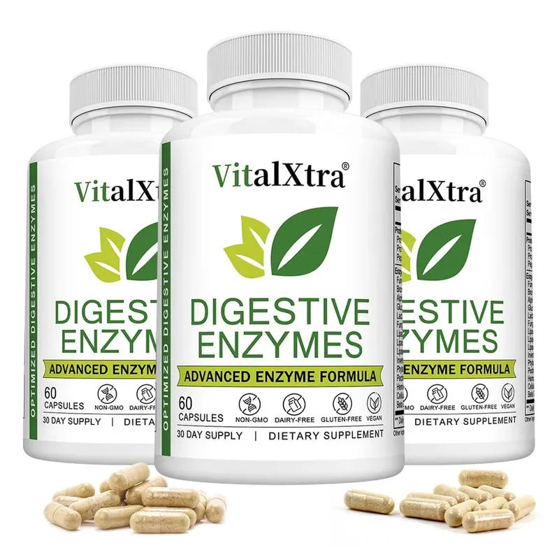 Digestive Enzymes Capsules - Most Essential Digestive Enzymes (Amylase Lipase Bromelain Lactase Cellulase Invertase) — image 11