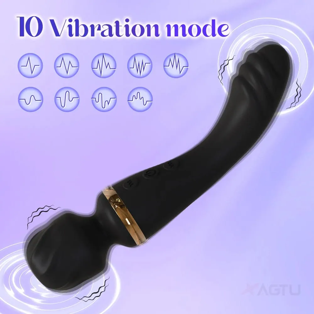 Vibrador de 10 velocidades, brinquedos sexuais para mulheres, varinha mágica, estimulador de clitóris anal, sem fio, masturbador feminino, brinquedos sexuais 18 + — image 2