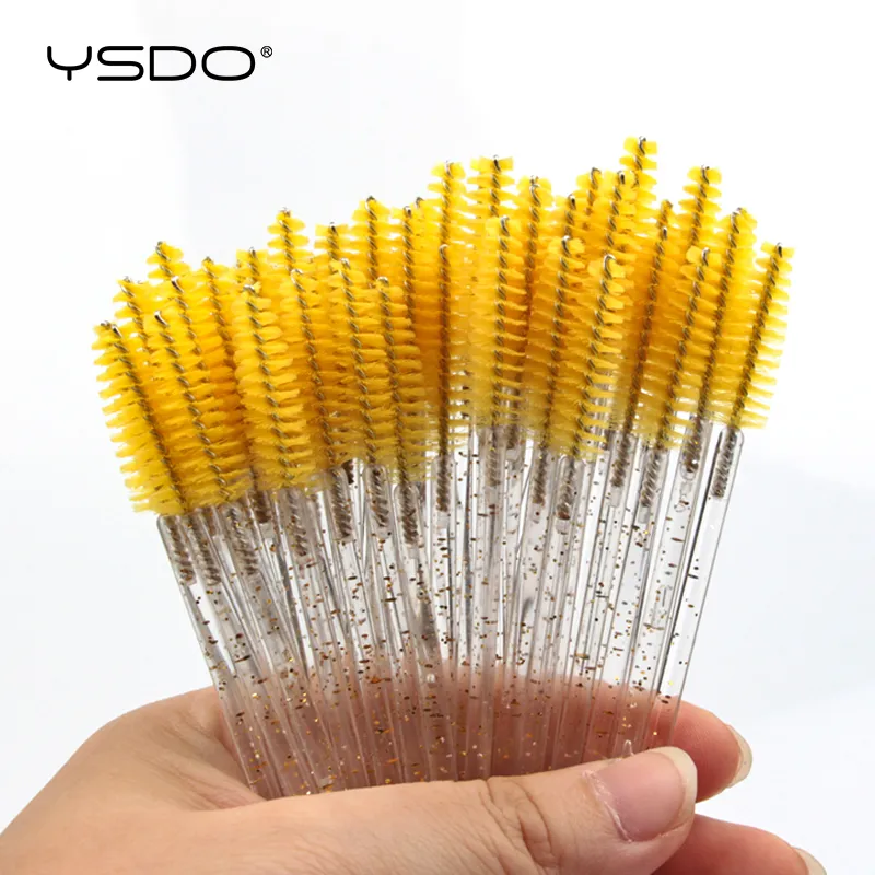 5/25/50pcs Crystal Eyelash Makeup Brushes Professional Eyebrow Extension Brush Eye Lashes Beauty Tool for Makeup Artists — image 6