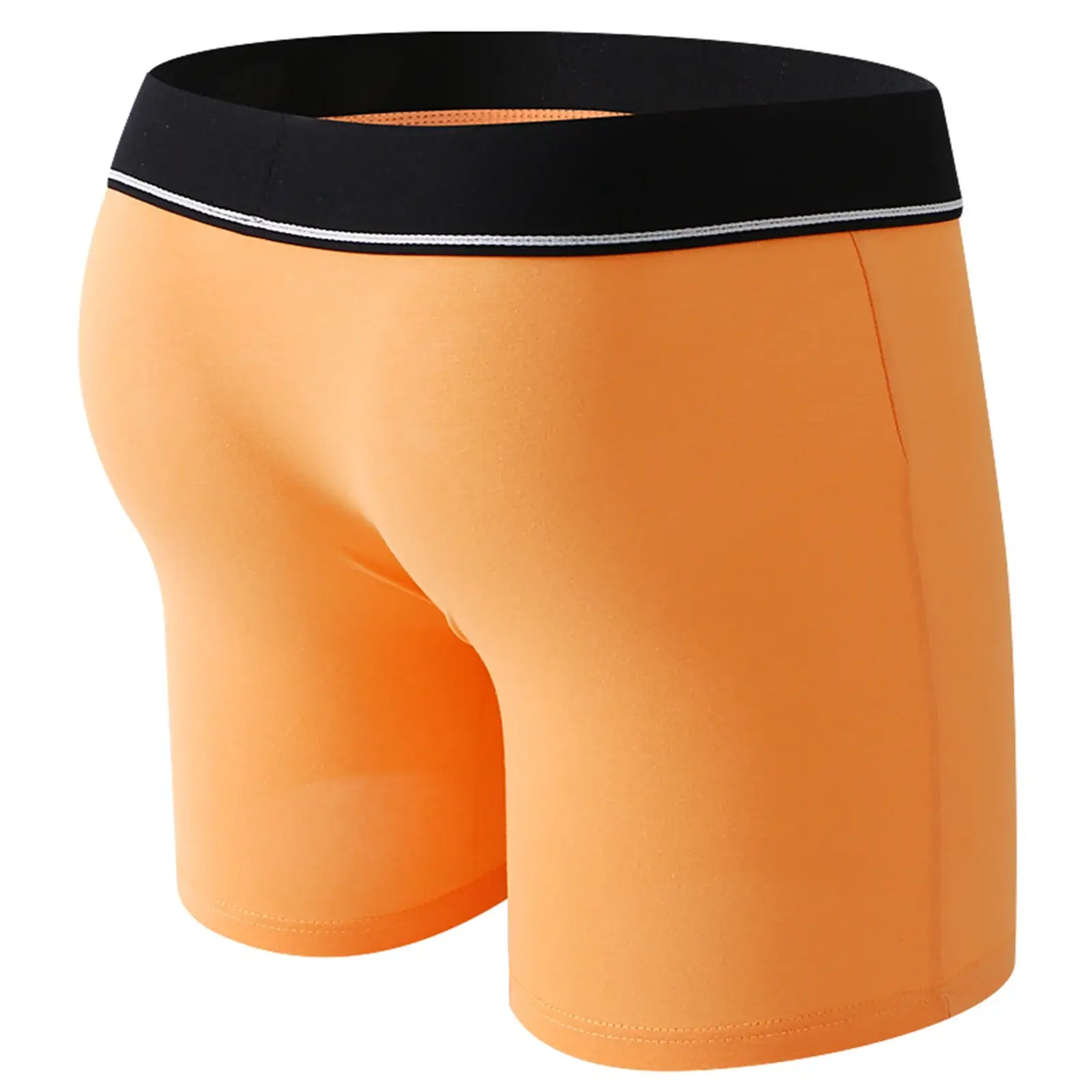 Anel peniano masculino sexy jock hole boxers cockring homem shorts roupa interior calcinha de algodão bolsa aberta cuecas longas boxershorts — image 8