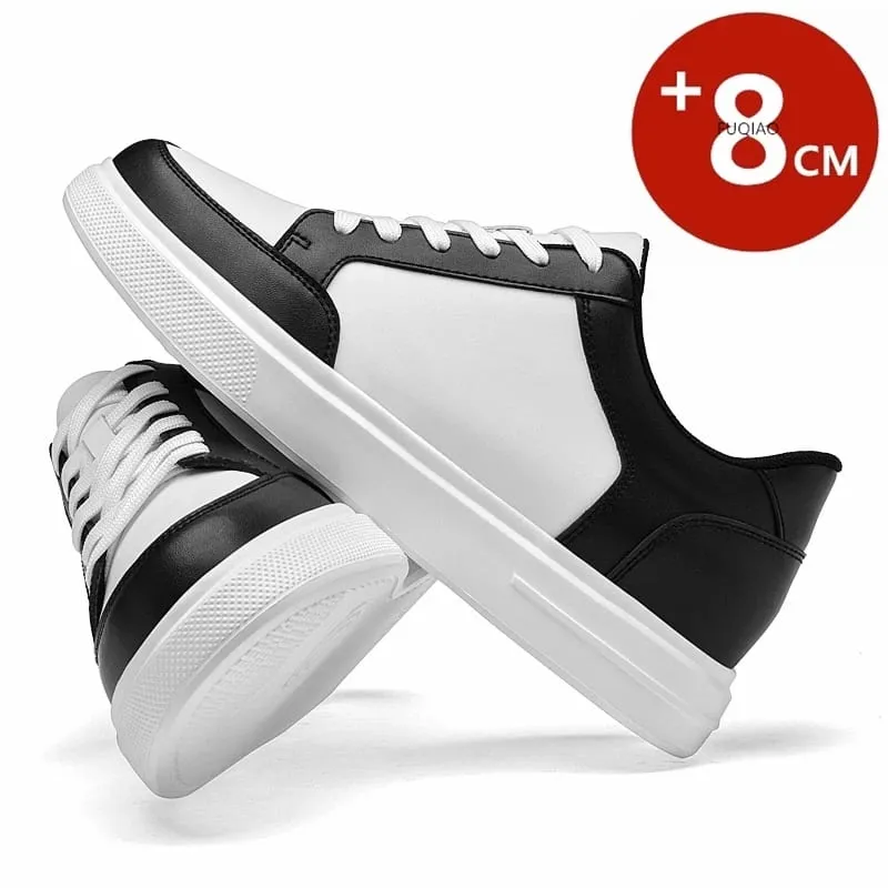 Men Sneakers Elevator Shoes Women Breathable Sports Casual Board Shoes Comfortable Platform Hidden Inner Heightening Shoes 8cm — image 5