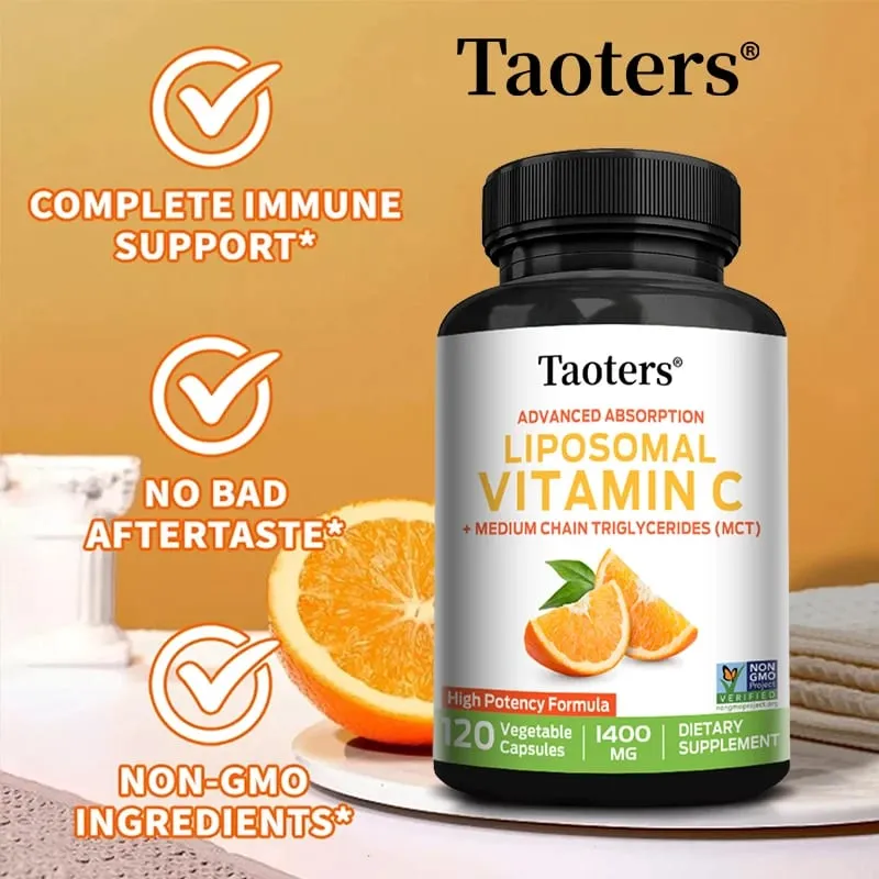 Vitamina C lipossomal 1400mg - Promove a produção de colágeno, suporte imunológico, poderoso antioxidante — image 4