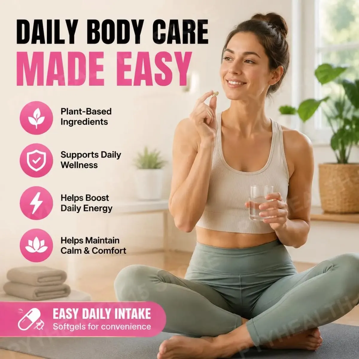 Docteat Body Butt & Breast Formula Capsules Helps Increase Energy and Supports Mental Focus with Creatine and Whey 60 Capsules — image 4