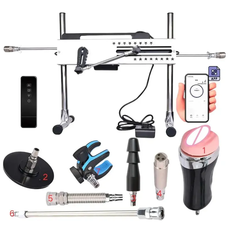 Rough Beast APP Control Makapangyarihang Sex Machine para sa Babae at Lalaki Masturbesyon Love Machine na may Dildo Toy Shop Penetration Sextoys — image 23