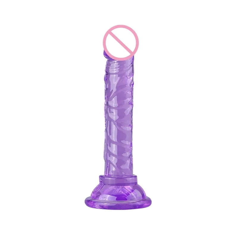 Vibrador realista, brinquedos sexuais, translúcido, gelatina macia, enorme, para mulheres, homens, pau falso, pênis grande, plug anal, loja de brinquedos sexuais eróticos — image 10