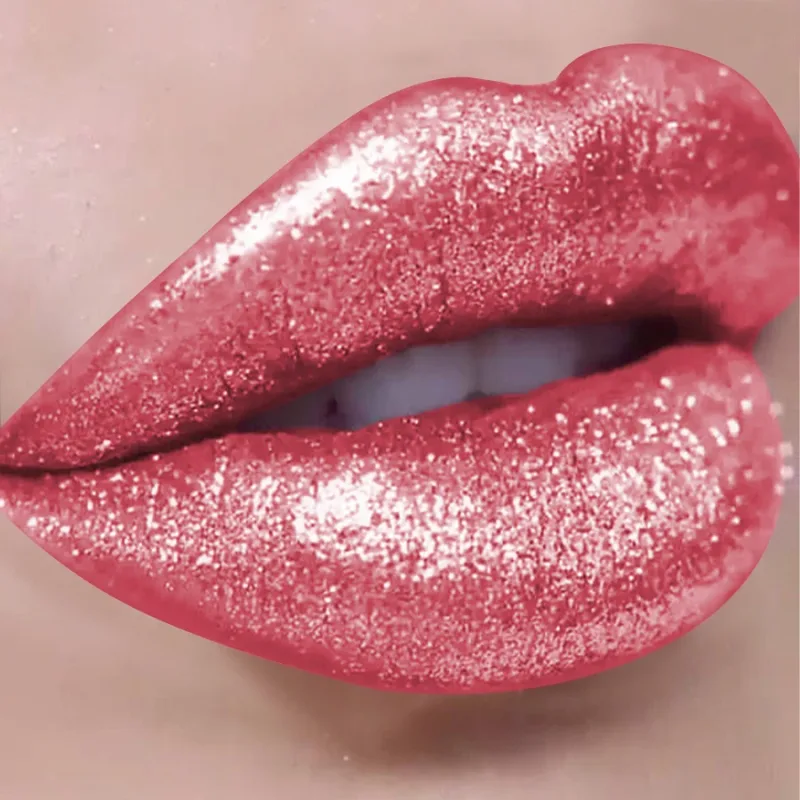 18 Χρώματα Diamonds Glitter Lip Gloss Μεγάλης διάρκειας Αδιάβροχο Υγρό Κραγιόν Pearl Shining Lip Color Sparking Lip Makeup Women — image 3