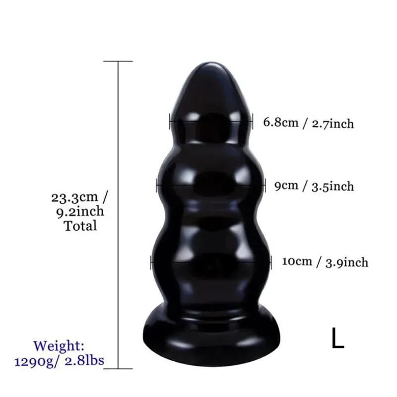 Super enorme anal plug grandes vibradores buttplug ânus expansão massageador de próstata com ventosa brinquedos sexuais para mulheres masturbador — image 7