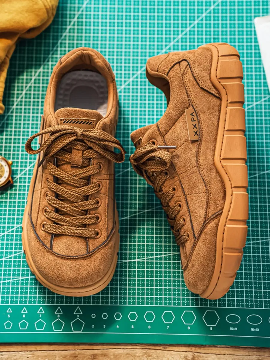 Men's Shoes Autumn New Retro Casual Sports Sneakers Non-Slip Soft Sole Wide-Toe Trendy Shoes — image 4