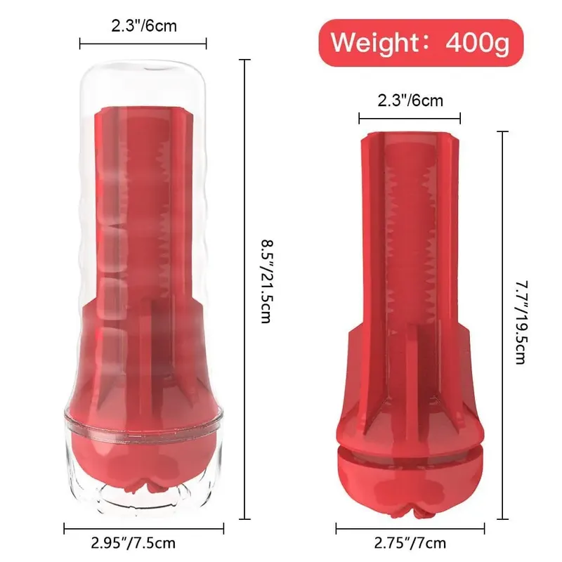 Male Masturbator Soft Silicone Pussy Vaginas Transparent Penis Pump Pocket Penis Endurance Masturbation Cup Mga Laruan ng Sex Para sa Mga Lalaki 18