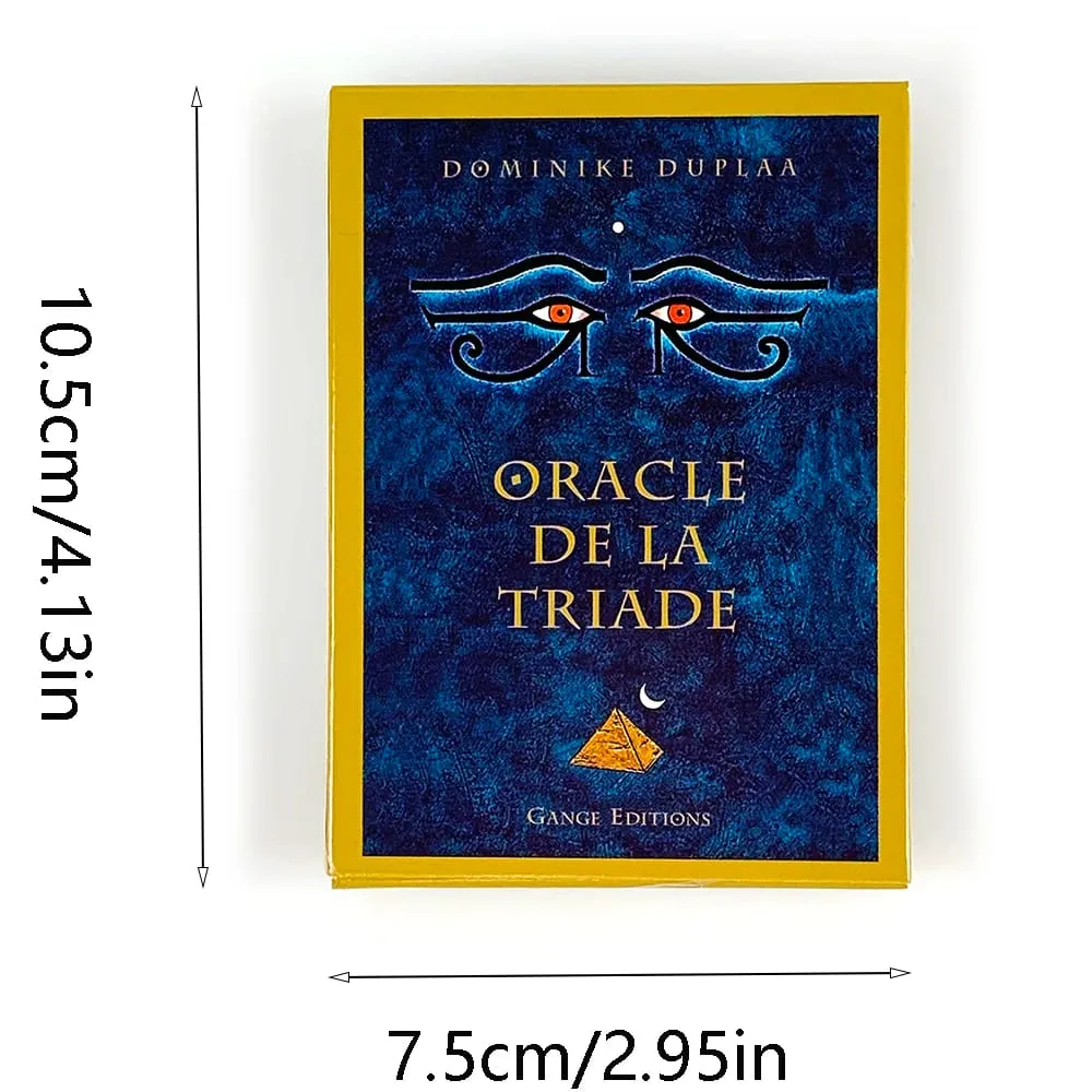 Oracle De La Triade Oracle Cards French Version Cards Game Spiritual Divination Oracle Cards With Guidebook for Beginners — image 6