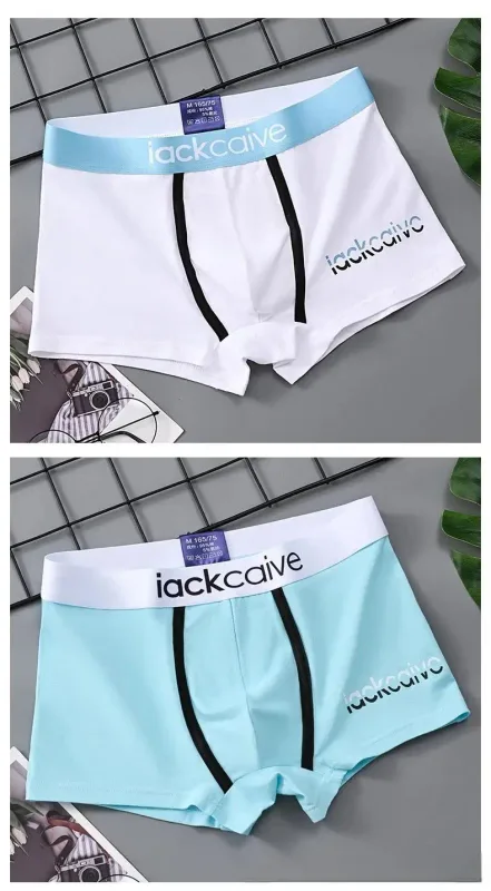 3 pçs calcinha masculina de algodão boxers masculino respirável homem boxer impresso cuecas confortáveis shorts masculinos roupa interior M-3XL — image 19