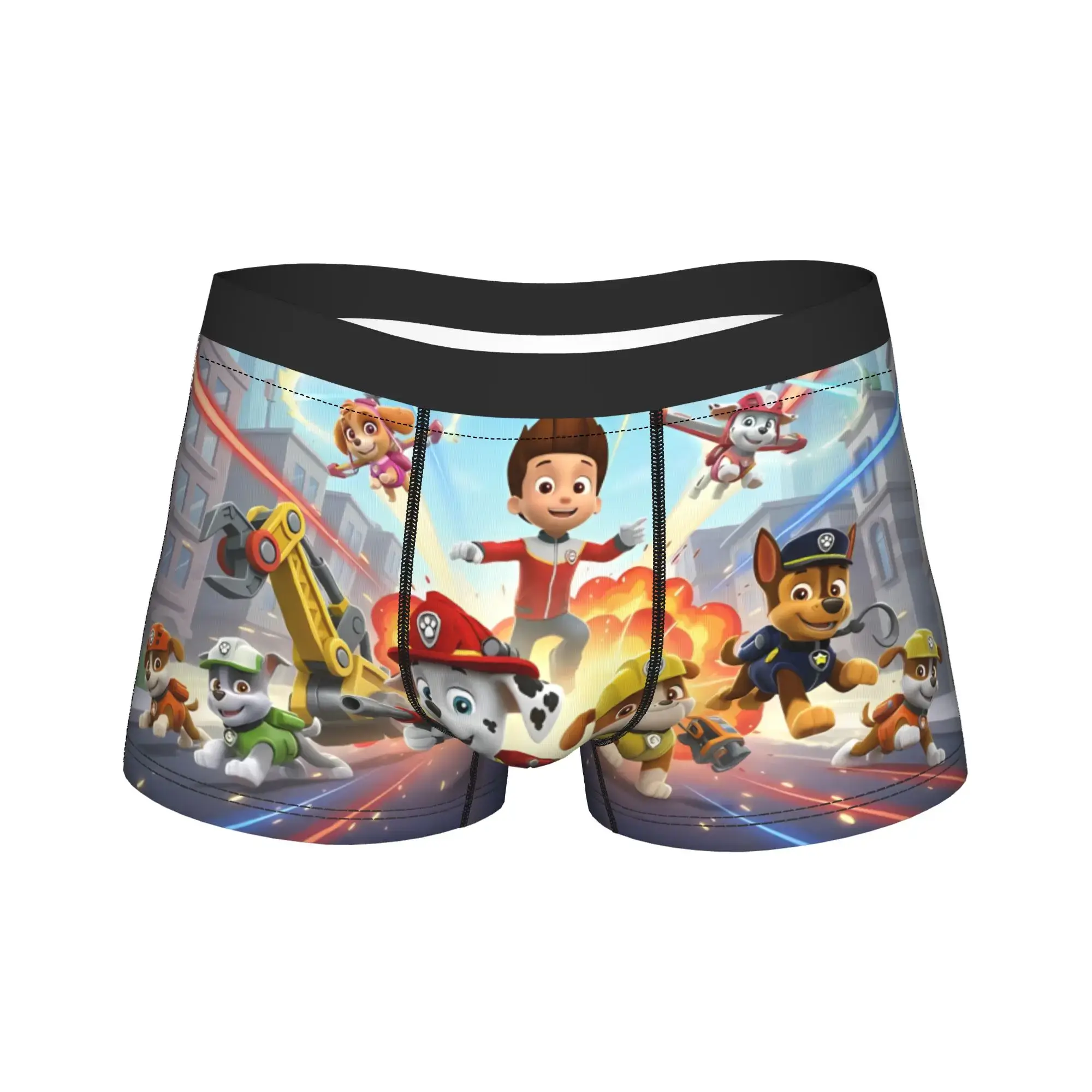 Paw Dogs Patrols Trunk Pouch Underwear High Quality Design Boxer Brief Breathable Men Underpants Big Size 2XL — image 1