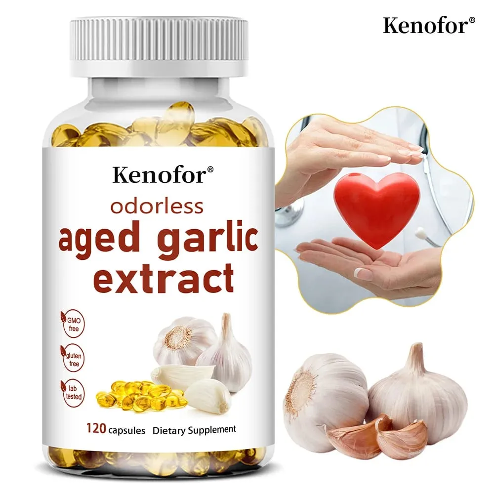 Aged Garlic Extract-odorless Supports Heart Health Supports Respiratory and Immune Health Cleansing and Detoxification — image 1