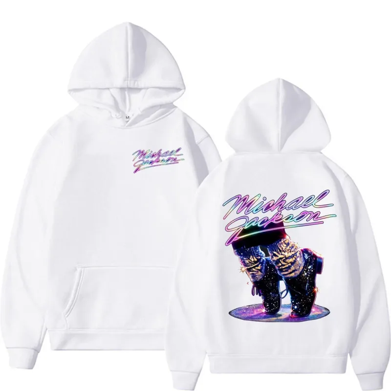 Michael Jackson King of Pop Graphics Hoodies Hip Hop Pop Music Fashion Sweatshirts Men Women Casual Fleece Long Sleeve Pullovers — image 8