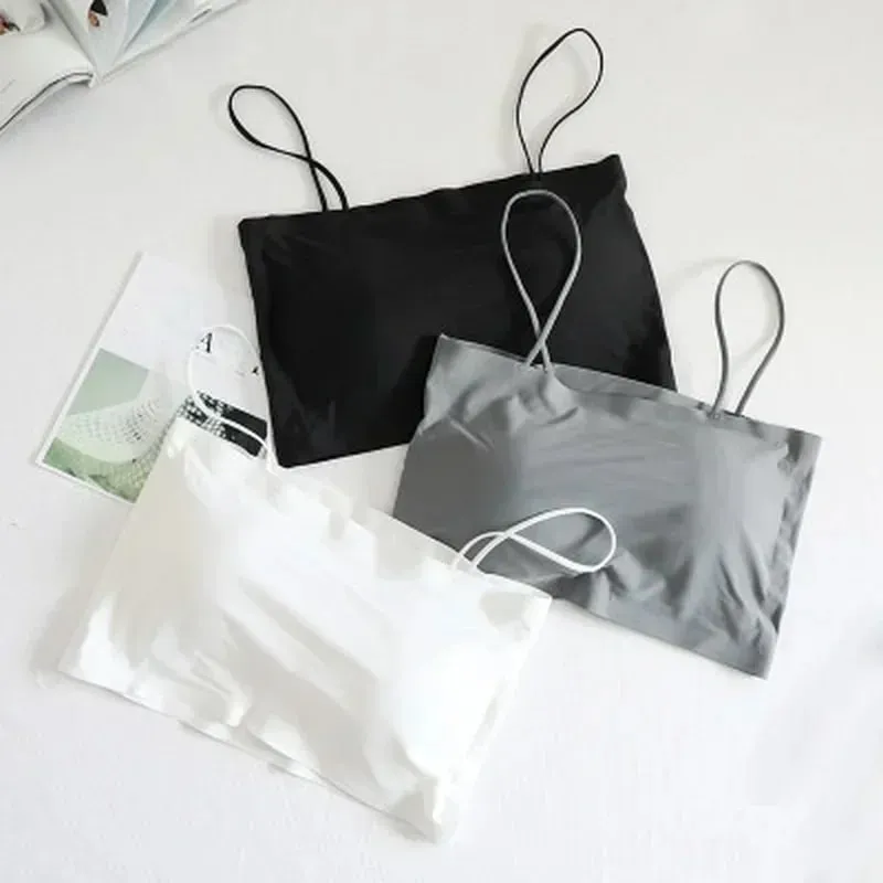Comfortable Waist Beauty Back Wrap Chest Tube Top Girl No Steel Ring Camisole Bra Underwear New Female Simple Beauty Back — image 9