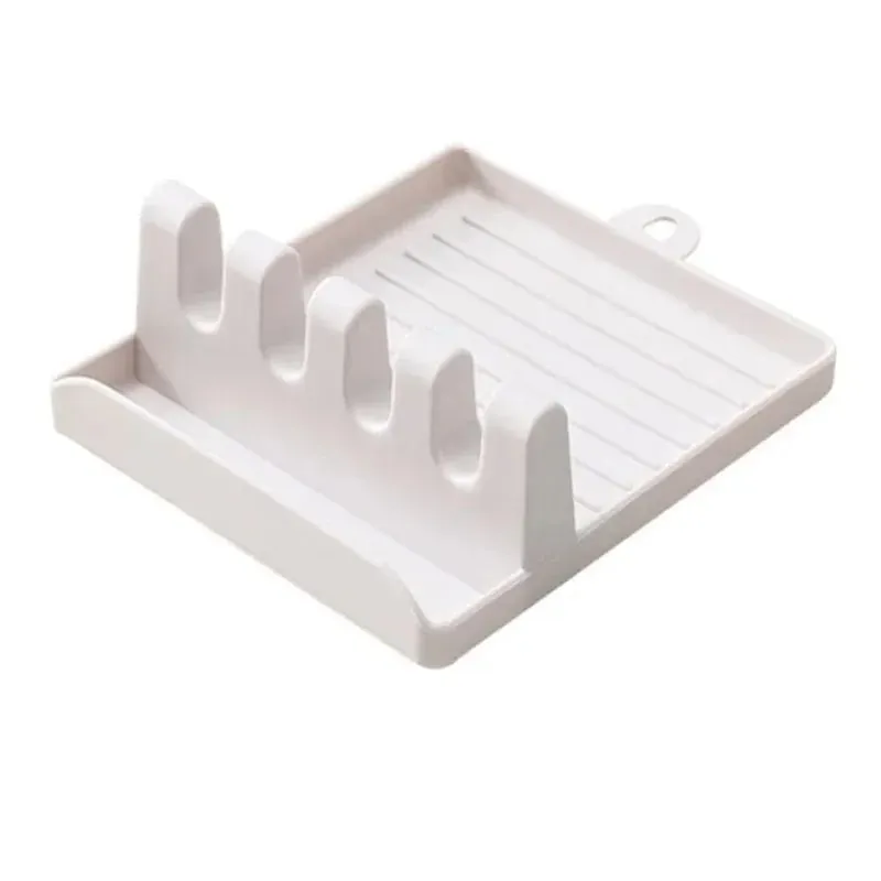 Supporto per coperchio per padella Supporta cucchiai Copri pentola Poggia spatola Supporto per utensili da cucina Utensili Accessori Organizzatore per fornelli — image 11