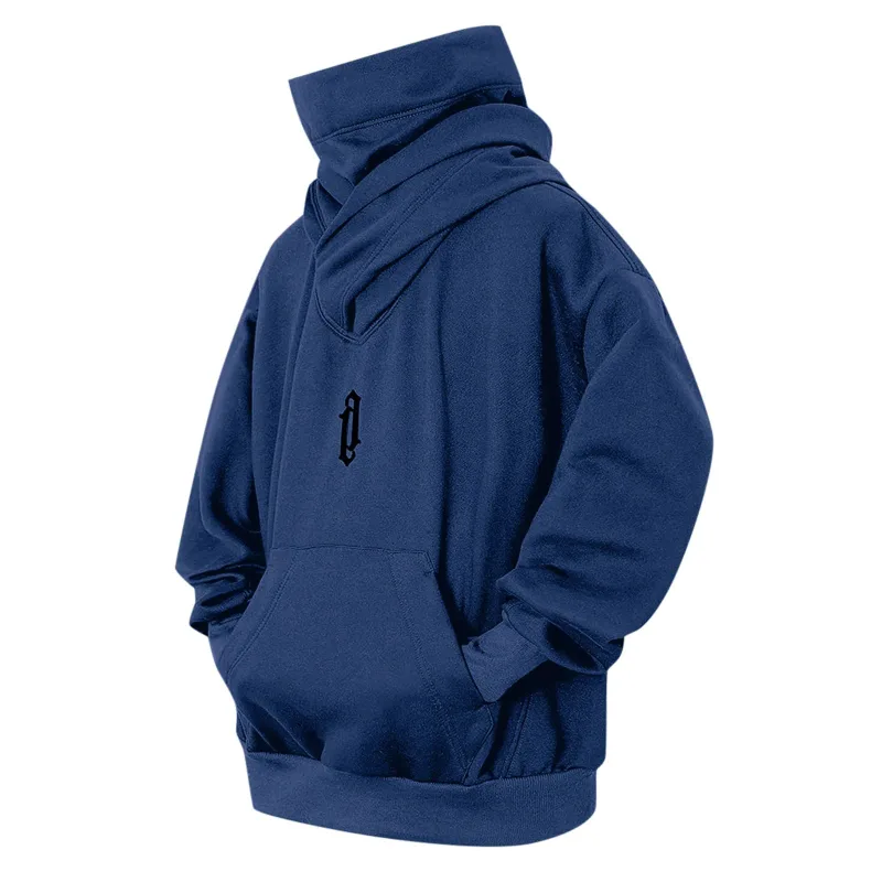 Embroidery Turtleneck Sweatshirt Oversized Y2K Lalaki Babae Hoody Japanese Ninja Hoodies Autumn Hip Hop Fleece Pocket Streetwear — image 13