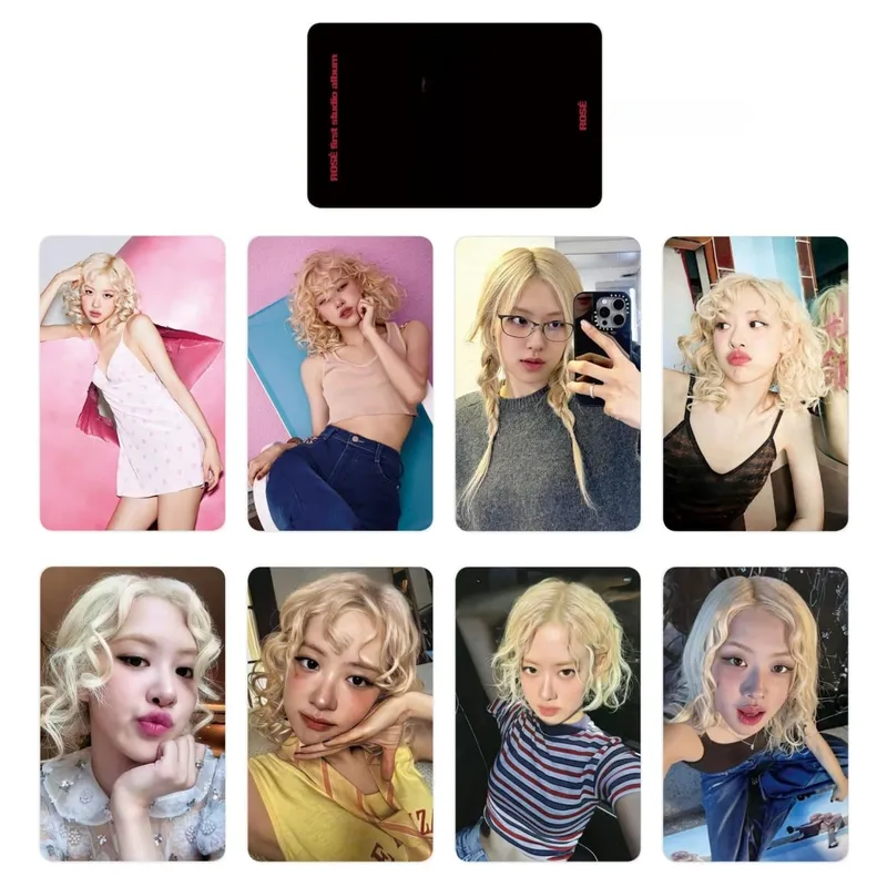 8Pcs/Set pop Idol KATSEY New Album Pinky UP CHAOS HD Printd Personal Lomo Card Photocards Fans Gift — image 14