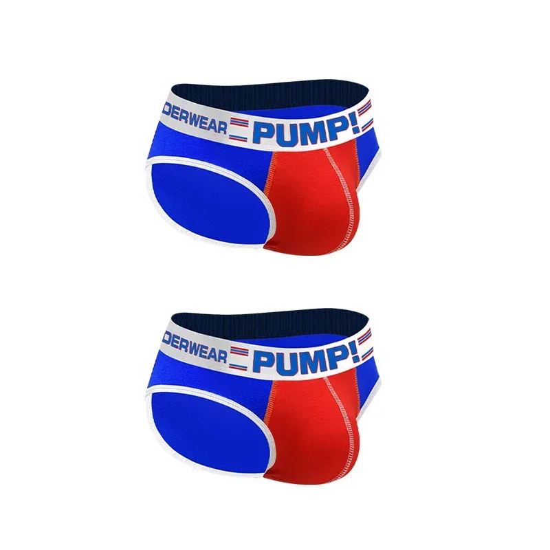 Cuecas masculinas de algodão colorido, bomba! Logotipo cintura larga cintura baixa sexy bolsa convexa 3D roupa íntima 3256813080433415 — image 28