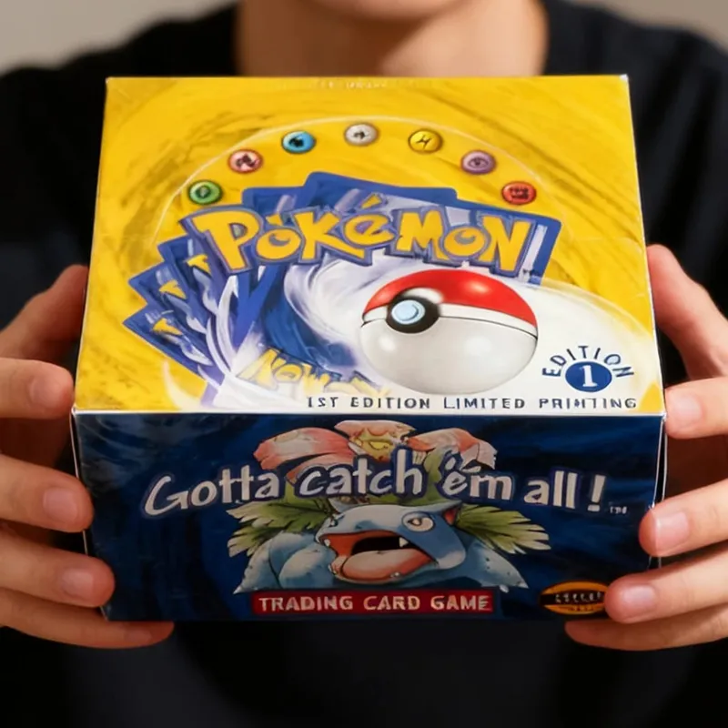 Whole pack PKM 1st Edition Booster Pack PTCG Proxy Cards for Base Set Pack Charizard Blastoise Venusaur TCG Cards 11pcs/Pack Toy — image 1