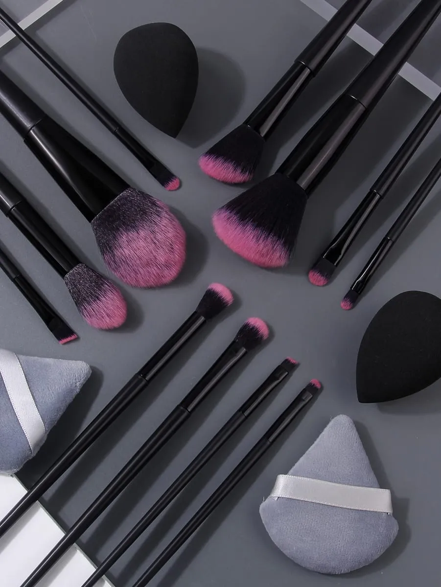 16PCS Professional Makeup Brush Set - Soft Fluffy Cosmetic Brushes for Foundation Powder Eyeshadow & Blending Beauty Tools — image 4