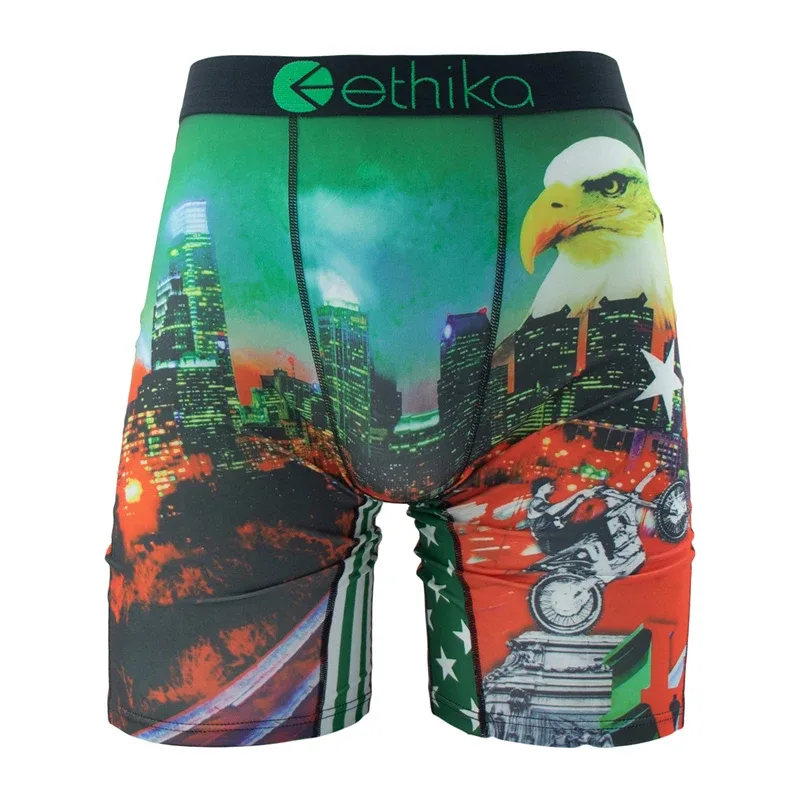 1Pcs Men Underwear Boxers Breathable Mesh Crotch Mens Panties Plus Size S-3XL Summer Man Underpants Men's Boxers Briefs — image 8